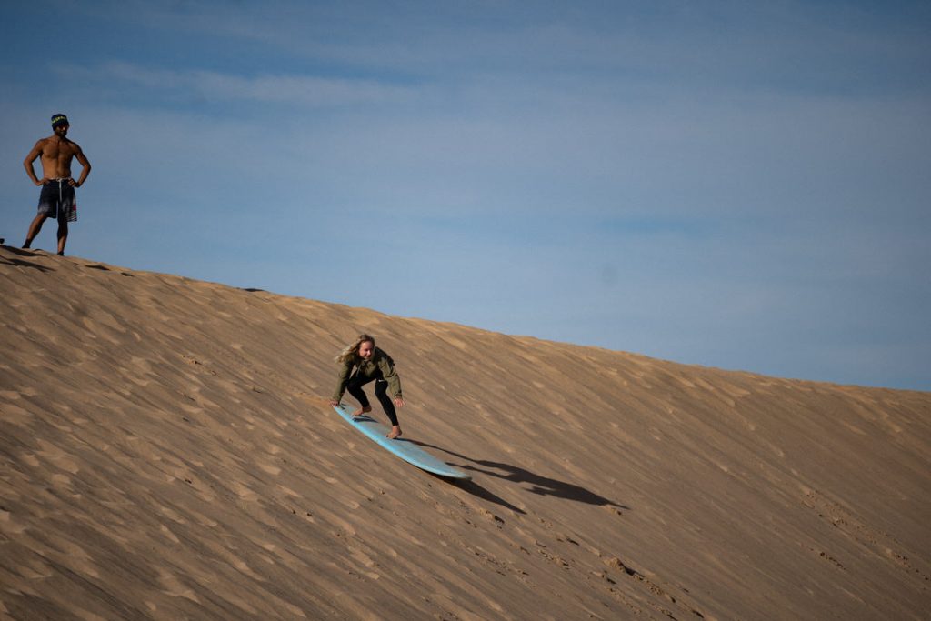 sandboarding